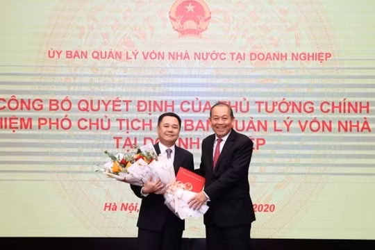 Công bố quyết định bổ nhiệm Phó Chủ tịch Ủy ban Quản lý vốn Nhà nước tại doanh nghiệp