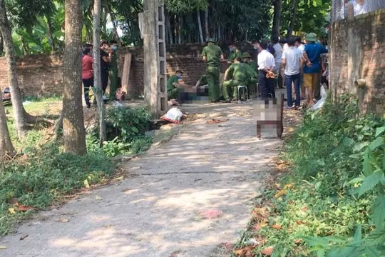 Nóng giận, cha già chém chết "nghịch tử" ngáo đá