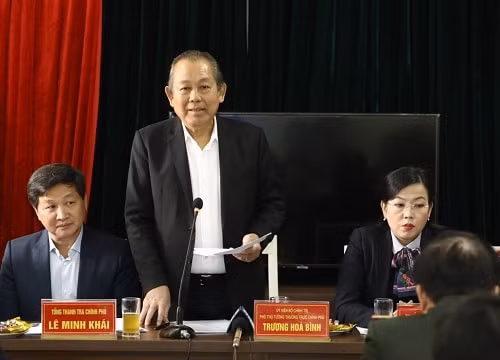 Phó Thủ tướng Trương Hòa Bình yêu cầu giải quyết dứt điểm các vụ khiếu nại, tố cáo đông người