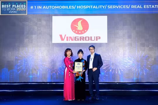 Vingroup là nơi làm việc tốt nhất Việt Nam trong lĩnh vực ô tô, bất động sản, nghỉ dưỡng, giáo dục