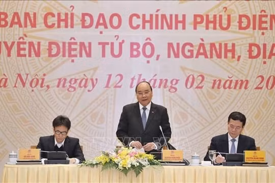 Thủ tướng chủ trì Hội nghị trực tuyến Ủy ban quốc gia về Chính phủ điện tử