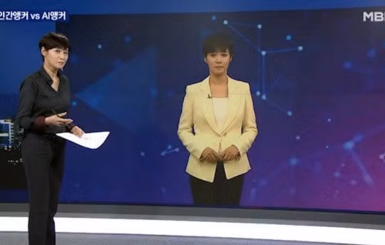 Đài MBN cho MC trí tuệ nhân tạo dẫn chương trình thời sự