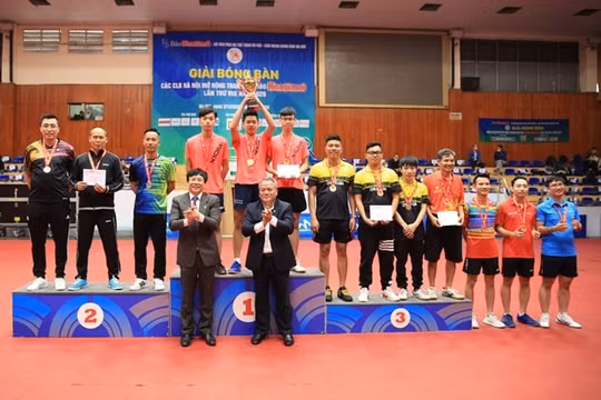 Bế mạc Giải bóng bàn tranh Cúp Báo Hànộimới lần thứ VIII