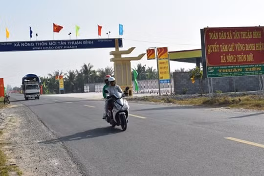 Tiền Giang có thêm 2 huyện, thị xã về đích nông thôn mới