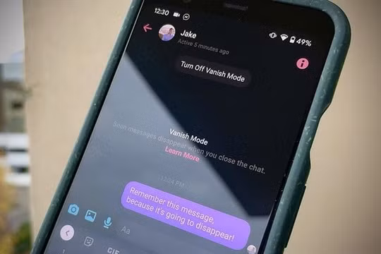 Hướng dẫn cách xoá tin nhắn Messenger tự động bằng tính năng Vanish Mode