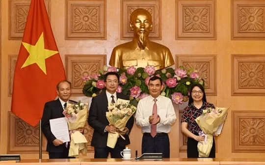 Văn phòng Chính phủ bổ nhiệm 3 cán bộ cấp vụ