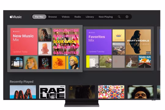 Samsung tích hợp Apple Music trên Smart TV