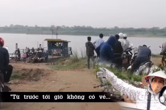 Phúc Thọ (Hà Nội): Bến phà Vân Phúc thu phí trái quy định?