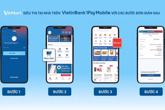 VietinBank ra mắt "siêu thị tại nhà" trên ứng dụng di động