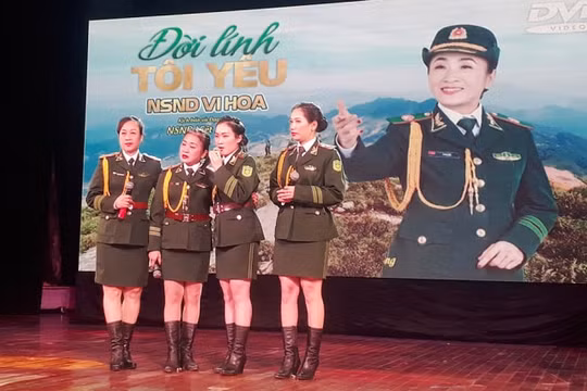 NSND Vi Hoa ra mắt MV “Đời lính tôi yêu"