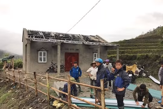 Chủ động ứng phó, khắc phục hậu quả mưa lớn, dông lốc, sét, mưa đá