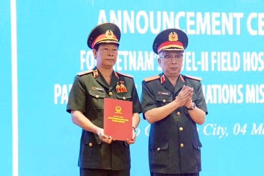 Thành lập Bệnh viện Dã chiến cấp 2 số 3 tham gia gìn giữ hòa bình tại Nam Sudan