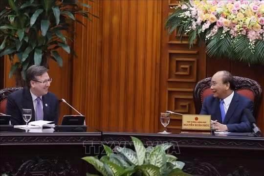 Thủ tướng Nguyễn Xuân Phúc tiếp Đoàn doanh nghiệp Hoa Kỳ