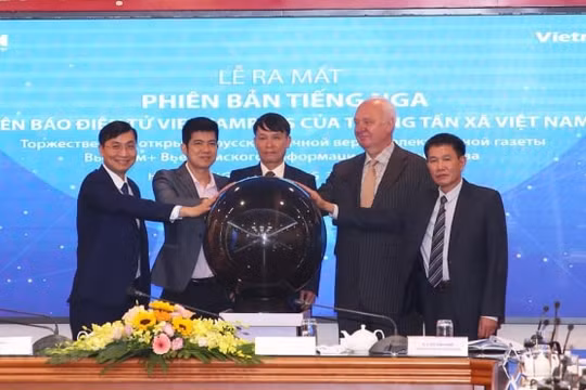 Báo Điện tử VietnamPlus (Thông tấn xã Việt Nam) chính thức ra mắt phiên bản tiếng Nga