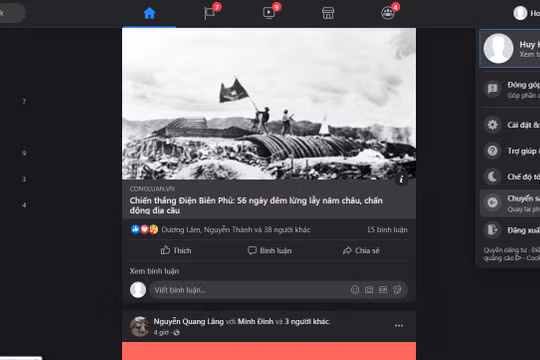 Facebook Dark Mode trên nền web đã có sẵn cho tất cả người dùng