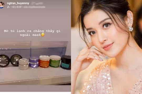 Bí mật dưỡng da được bật mí sau cánh cửa tủ lạnh của Huyền My