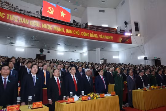 Khai mạc Đại hội đại biểu Đảng bộ tỉnh Hà Tĩnh lần thứ XIX