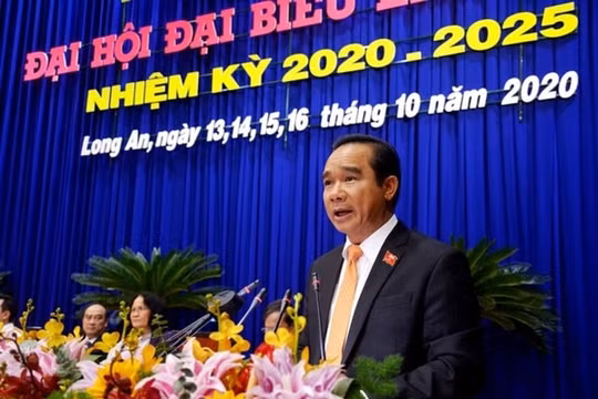 Ông Nguyễn Văn Được trúng cử Bí thư Tỉnh ủy Long An