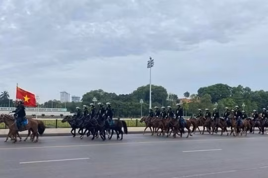 Cảnh sát cơ động Kỵ binh sẽ diễu hành, báo cáo kết quả trước đại biểu Quốc hội