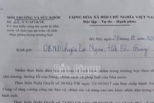 Bắc Giang: Tạm giữ phóng viên tạp chí nghi nhận hối lộ của một số trường học trên địa bàn