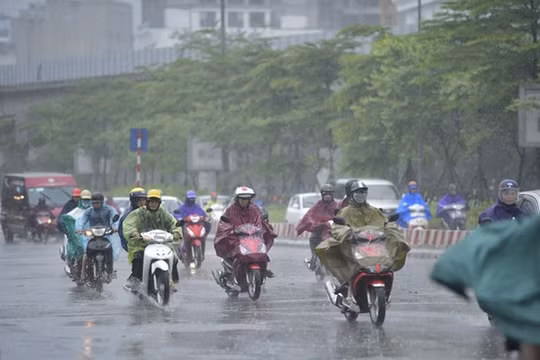 Dự báo thời tiết hôm nay (14/4): Bắc Bộ có mưa dông, gió giật mạnh ở vùng núi