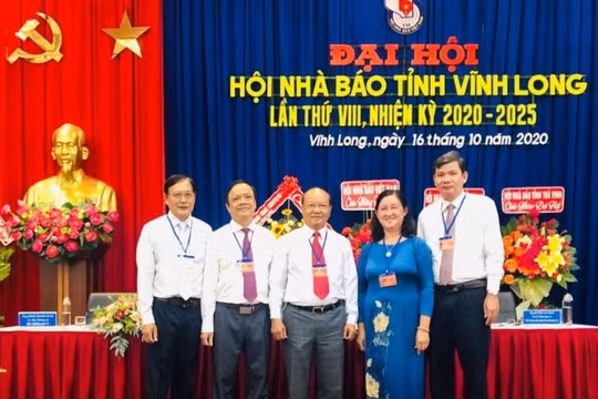 Nhà báo Lê Quang Nguyên tái đắc cử Chủ tịch Hội Nhà báo tỉnh Vĩnh Long