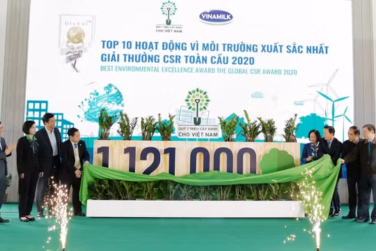 Vinamilk và Quỹ 1 triệu cây xanh cho Việt Nam hoàn thành