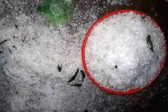 Mộc Châu (Sơn La): Thiệt hại nặng do mưa đá kèm theo gió lốc 