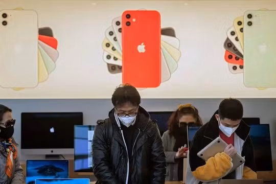 Doanh số iPhone tại Trung Quốc tăng cao trong tháng 4