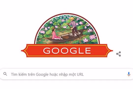 Google đổi logo mới mừng ngày Quốc khánh Việt Nam