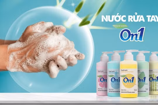 Lixco ra mắt sản phẩm nước rửa tay On1 ngăn ngừa vi khuẩn