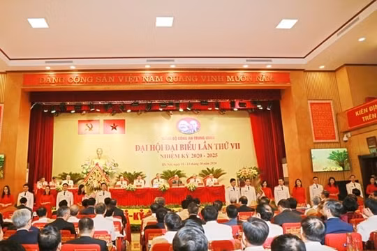 Khai mạc trọng thể Đại hội đại biểu Đảng bộ Công an Trung ương lần thứ VII