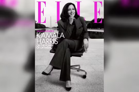 Thượng nghị sĩ Kamala Harris xuất hiện trên trang bìa tờ Elle
