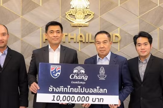 Liên đoàn Bóng đá Thái Lan nhận “món hời” từ gói tài trợ khủng