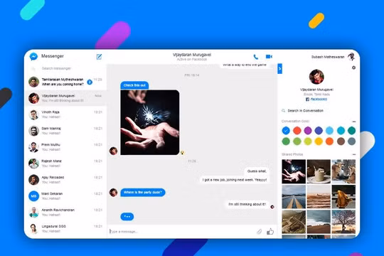 Mẹo dùng máy tính: 4 bước giúp thay đổi giao diện cuộc hội thoại trên Messenger
