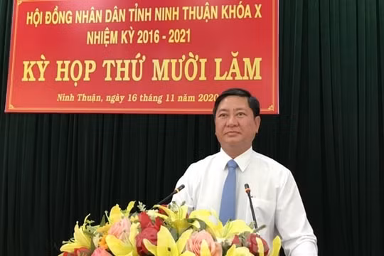 Thủ tướng phê chuẩn chức vụ Chủ tịch UBND tỉnh Ninh Thuận