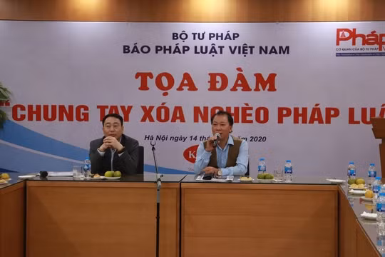 Báo Pháp luật Việt Nam tổ chức tọa đàm Chung tay xóa nghèo pháp luật