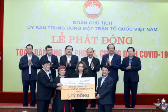 BAC A BANK ủng hộ 5 tỷ đồng góp sức phòng chống dịch Covid - 19