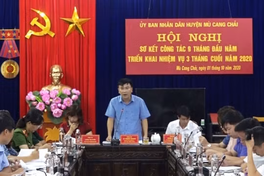 Huyện Mù Cang Chải: Quyết tâm vì mục tiêu nông thôn mới bền vững