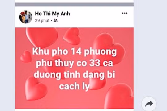 Chống tin giả: Bác bỏ thông tin 33 người mắc Covid-19 tại Bình Thuận
