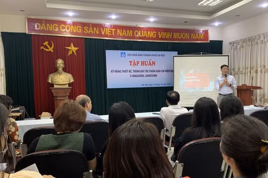 Nâng cao nghiệp vụ thiết kế, trình bày tác phẩm báo chí hiện đại