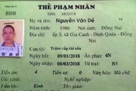 Truy nã phạm nhân trại Z30D phá còng trốn khỏi bệnh viện