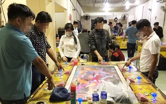 Triệt phá tụ điểm đánh bạc núp bóng game bắn cá