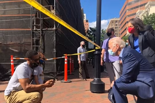 Ứng viên Tổng thống Biden thăm nơi diễn ra biểu tình bạo lực ở Delaware