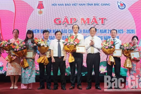 Hội Nhà báo tỉnh Bắc Giang gặp mặt nhân kỷ niệm 95 năm Ngày Báo chí Cách mạng Việt Nam