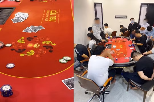 Triệt phá sòng Poker có người ngoại quốc tham gia ở quận 2, TP. HCM