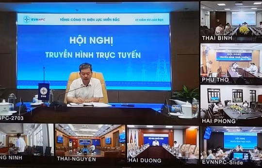 EVNNPC tổ chức Hội nghị truyền hình trực tuyến rà soát tình hình triển khai Dự án KWF3.1
