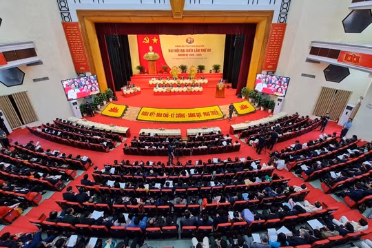 Ngày làm việc thứ nhất Đại hội đại biểu Đảng bộ tỉnh Thái Nguyên lần thứ XX