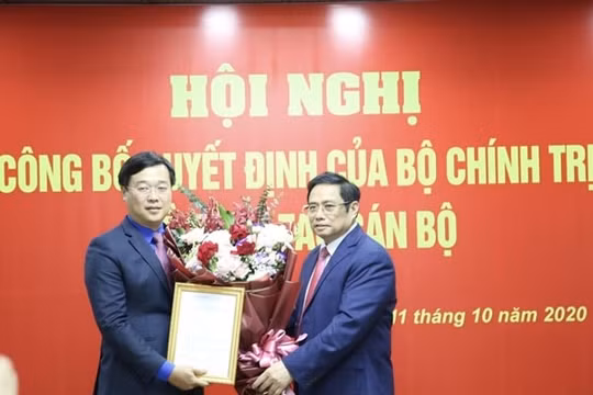 Bộ Chính trị giới thiệu ông Lê Quốc Phong để bầu Bí thư Tỉnh ủy Đồng Tháp