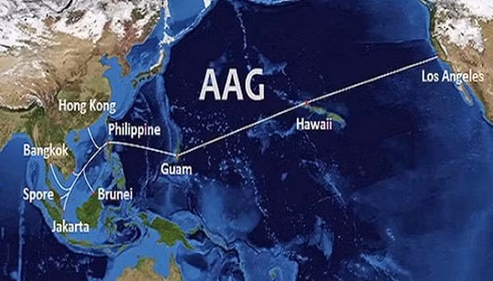 Phải hơn 10 ngày nữa tuyến cáp quang biển AAG mới được sửa xong